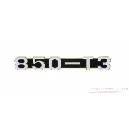 Marchio in alluminio per fianchetto laterale  "850 T3"