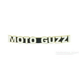 Marchio "MOTO GUZZI" in alluminio per serbatoio benzina 850 T5 / 1000S (con adesivo)