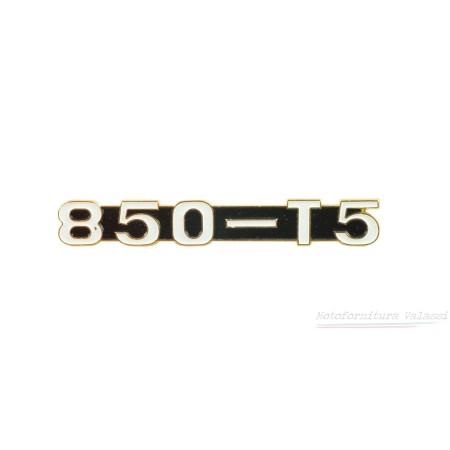 Marchio in alluminio per fianchetto laterale  "850-T5"