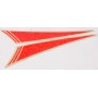 Coppia decalcomanie arancio per cupolino LM IV -1000 / V65 Lario 70.404 Decalcomanie cupolino - codino - fregi cassette12,00 ...