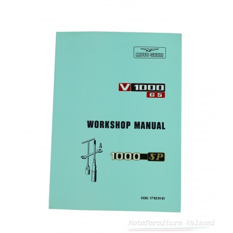 Manuale officina-Workschop manual 1000 G5 / 1000 SP
