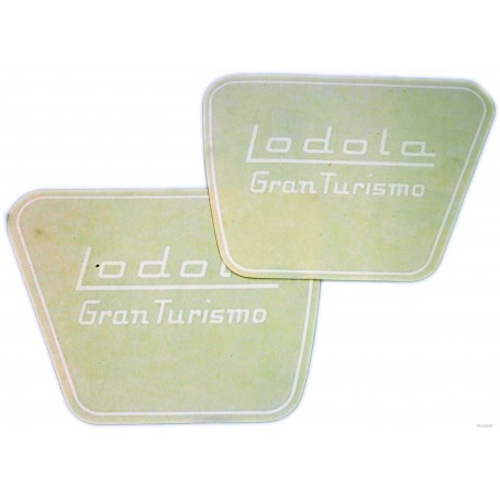 Coppia scritta "Lodola Gran Turismo" 70.502 Decalcomanie scritte coperchi laterali13,00 € 13,00 €