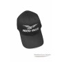 Cappellino nero ricamato "MOTO GUZZI"