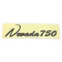 Scritta "Nevada 750" in corsivo oro/nero 70.572 - 31922067 Decalcomanie scritte coperchi laterali5,00 € 5,00 €
