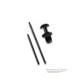 Tappo in alluminio livello olio motore 850/1000/1100/1400 - nero -