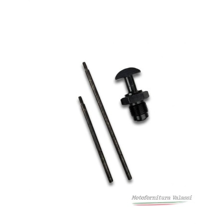 Tappo in alluminio livello olio motore 850/1000/1100/1400 - nero -
