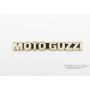 Marchio adesivo "MOTO GUZZI" in alluminio per codino sella