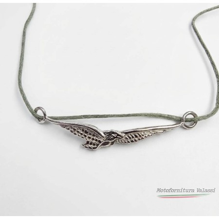 Collana aquila grande in argento 925 Uomo/Donna