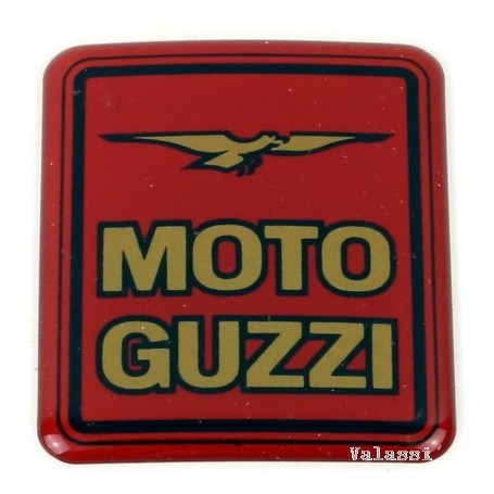 Marchio "Moto Guzzi" plastificato rosso (x borse Givi) 70.701 - 30482010 Adesivi vari3,00 € 3,00 €